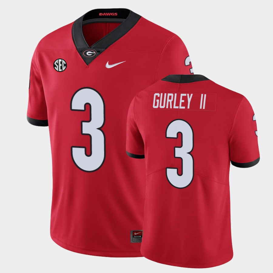 Youth Georgia Georgia Bulldogs #3 Todd Gurley II Nike Red College Football Jersey S-2XL